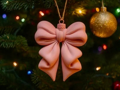 Christmas Bow Tree Ornament
